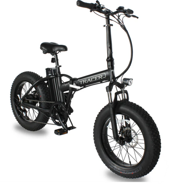 Coyote - 20'' 500-Watt foldable E-Bike with LED headlight