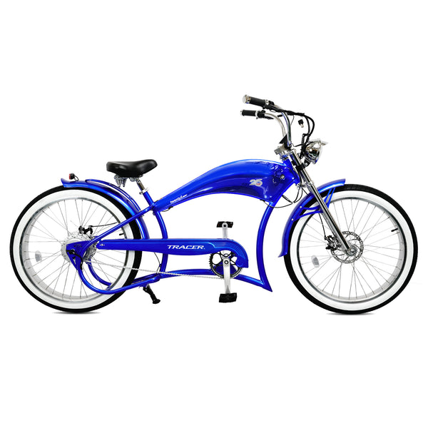 TWENTY 5 GT - 26" E-Bike Stretch Cruiser Color: Blue