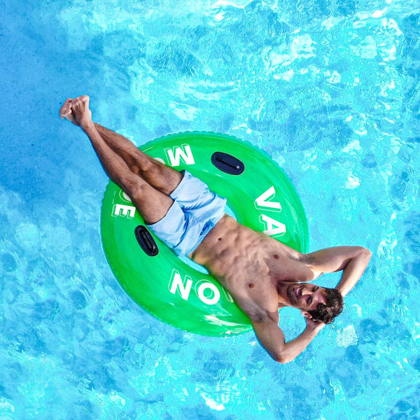 Sour Apple "Vacation Mode" 48"  Pool Tube with Handles